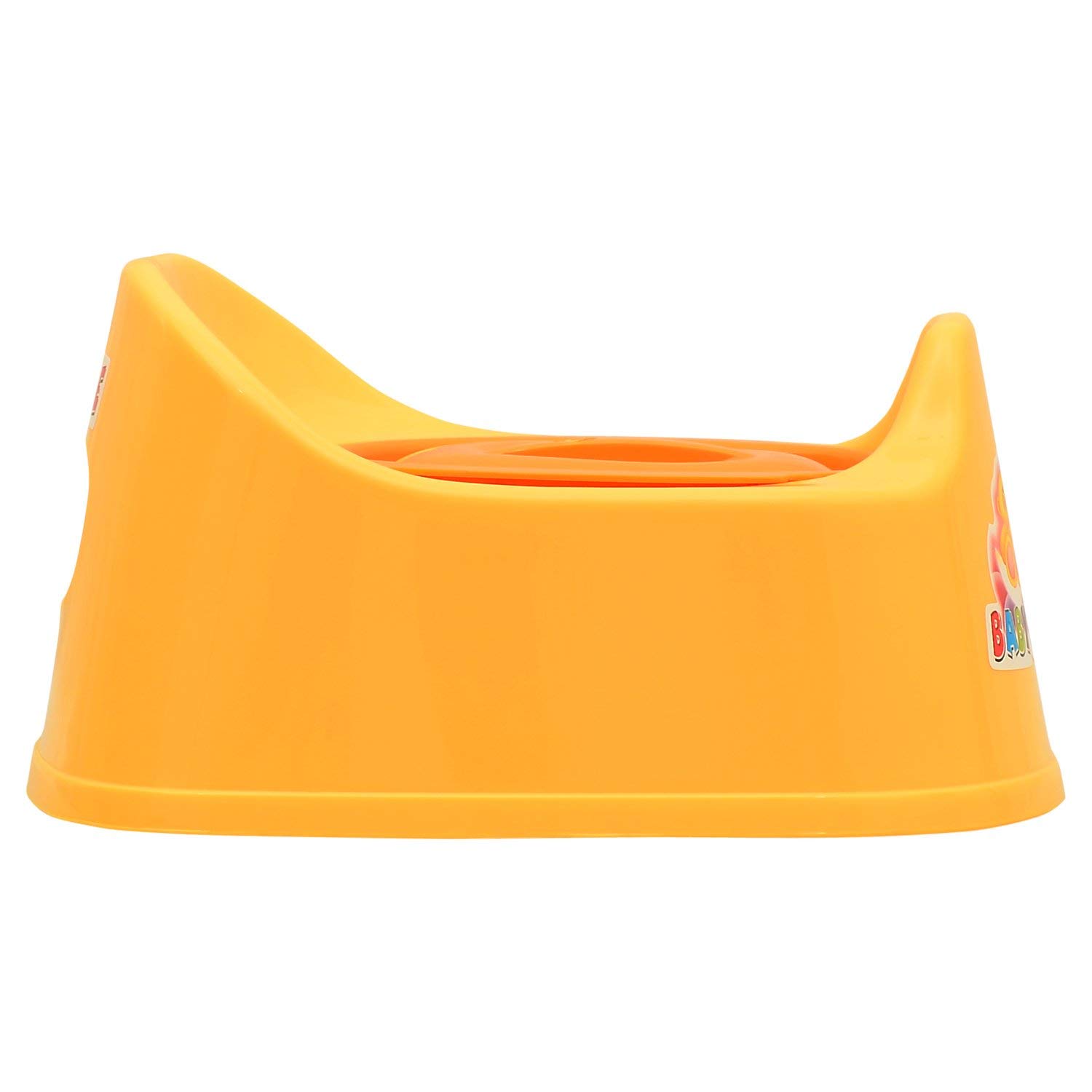 Nabhya Baby Toilet Training Potty Seat with Upper Closing Lid (Orange) 2