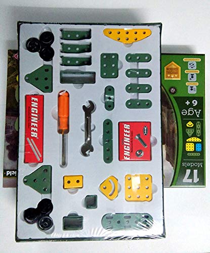 Image of Nabhya Little Engineer Mechanical kit for Juniors - Build Your own Battlefield Vehicles - Building Construction Engineering Toys for Kids(Age 5 to 12)- Multi Color