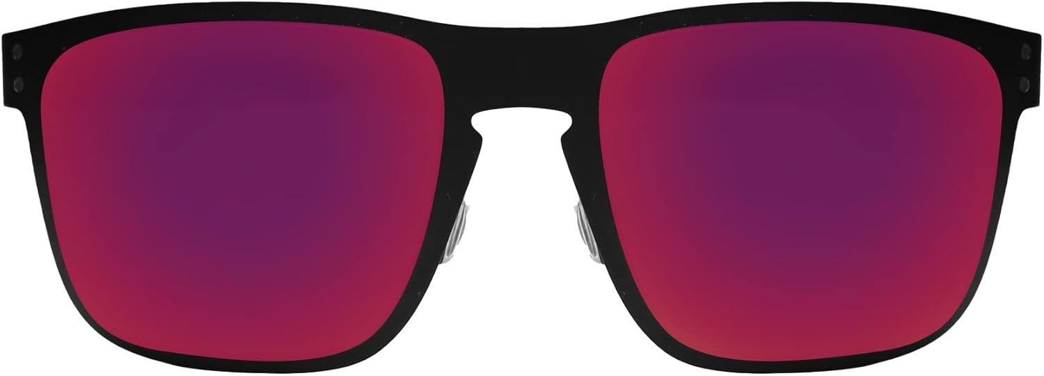 1.8MM Polycarbonate Replacement Lenses for Oakley Holbrook Metal OO4123 55mm Sunglass - Midnight Sun
