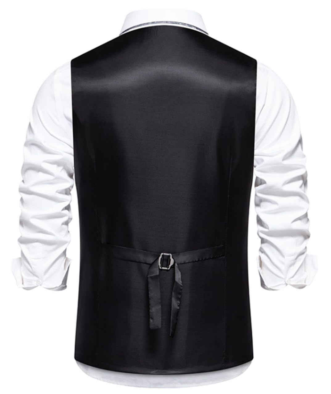 Gilet de Costume décontracté Pour Hommes Gilet Formel sans Manches à col en V Pour Mariage et Fête d'affaires ou Encore Tenue Quotidienne