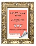 Wide Ornate Rococo Gold Frame with a Vintage Feel for Pictures, Photos, Posters or Mirrors. For...