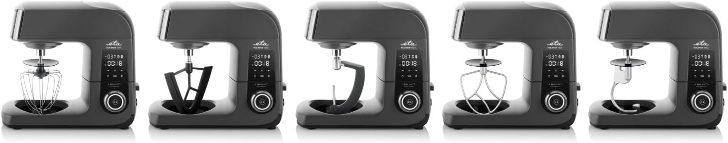 Close-up of the ETA Gratus Kuliner II control panel with LED display and rotary knob