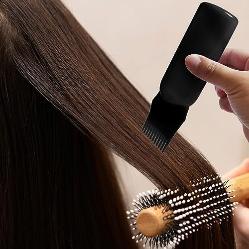 FYJLXF 2 frascos aplicadores de pente de raiz, pincel aplicador de tintura de cabelo de 170 g, frasc