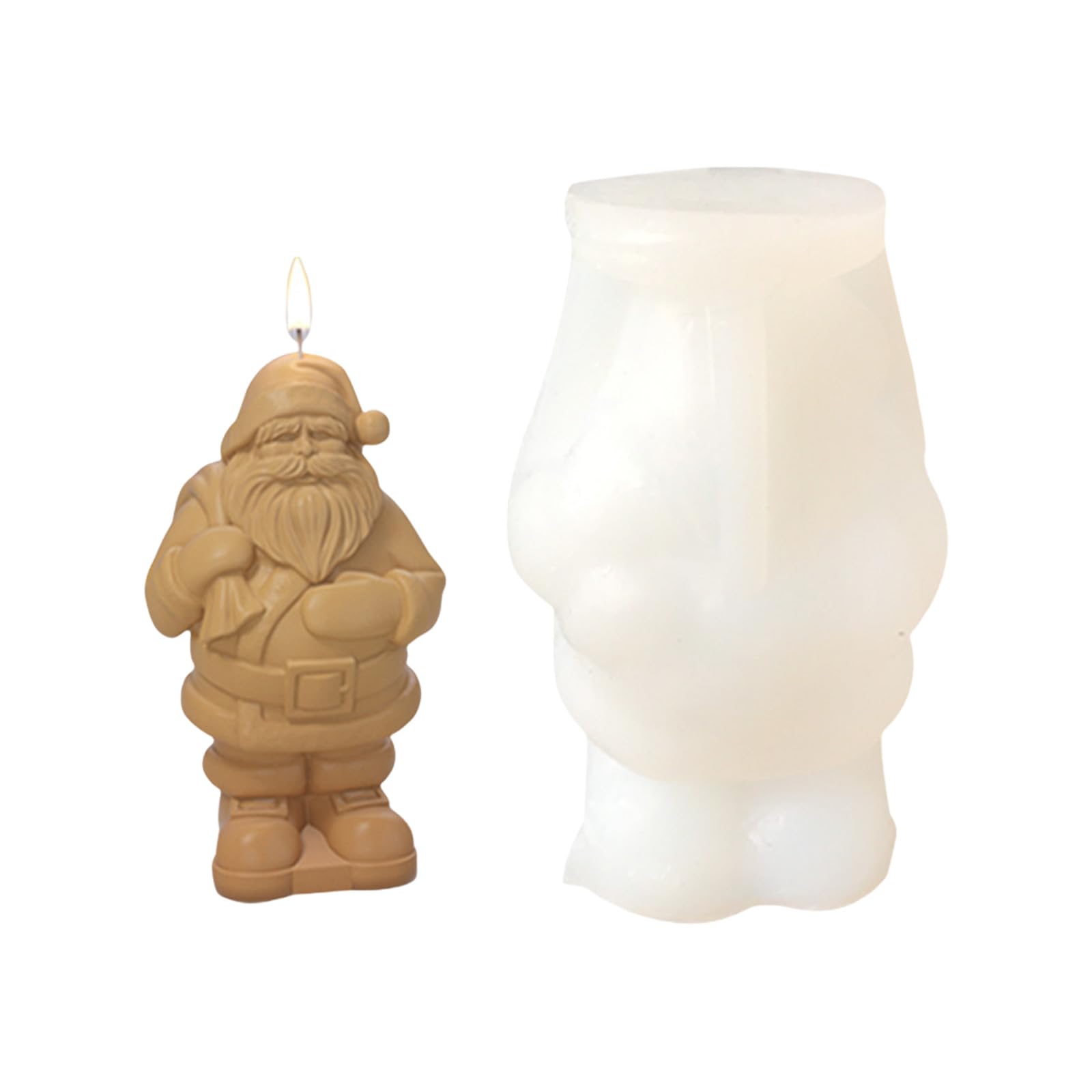 Kalttoy Santa Molds Casting Molds Silicone Ornament Plasters Epoxy Resin Baking Silicone
