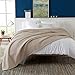 100% Cotton Waffle Weave Bed Blanket | Soft, Breathable, and Lightweight Blanket for All-Season | Perfect for Layering | Brielle Collection (Full/Queen, Taupe)