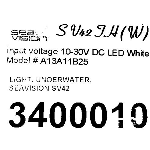 Sea Vision Boat Thru Hull Transom Light SV42 | Bronze LED 12/24VDC