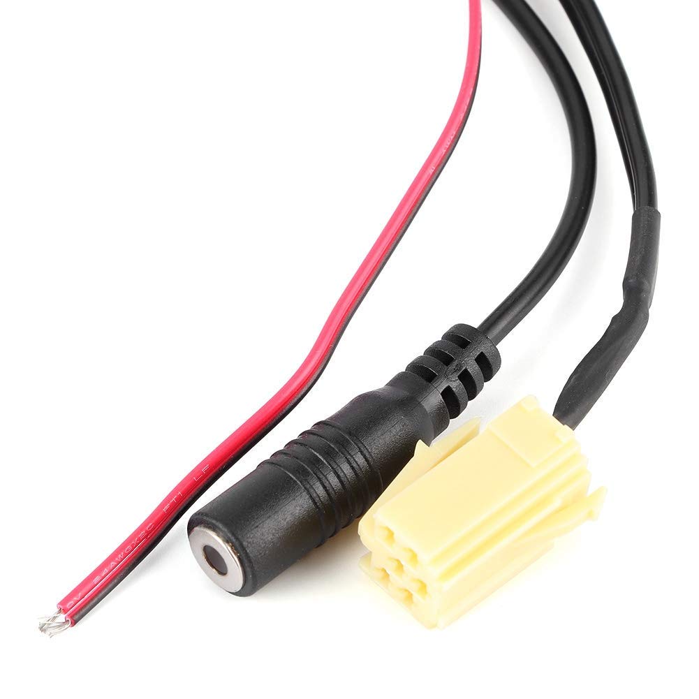 Aramox Cavo Audio Radio Bluetooth Per Auto, Cavo Adattatore Aux Vivavoce Per Auto 59,1 Pollici Con Microfono, Adatto Per 159 2007+, Adatto Per Grande Punto 2007+