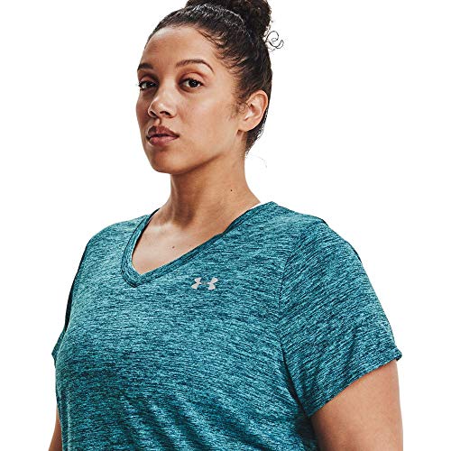 Image of Under Armour Plus Size Tech Solid Short Sleeve V-Neck