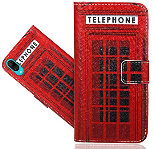 CaseExpert Wiko Y80 Coque, Etui Housse Coque en Cuir Portefeuille Wallet Case Cover pour Wiko Y80