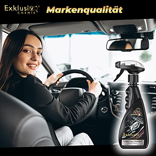 Exklusiv Chemie® Cockpit Cleaner Mat Effect | Cockpit Care Car | Reinigt en verzorgt dashboard en kunststof oppervlakken… - Image 6