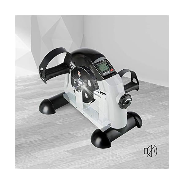 Hausse Portable Exercise Pedal Bike for Legs and Arms, Mini Exercise Peddler with LCD Display