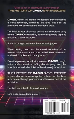 Synthesiseurs Casio livre d'histoire technique complet