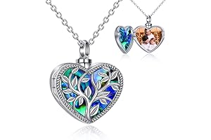 Cremation Urn Necklace for Ashes Sterling Silver