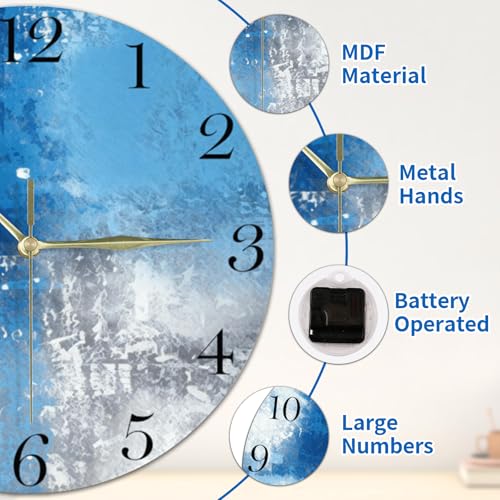 Horloge murale silencieuse de qualité supérieure à quartz