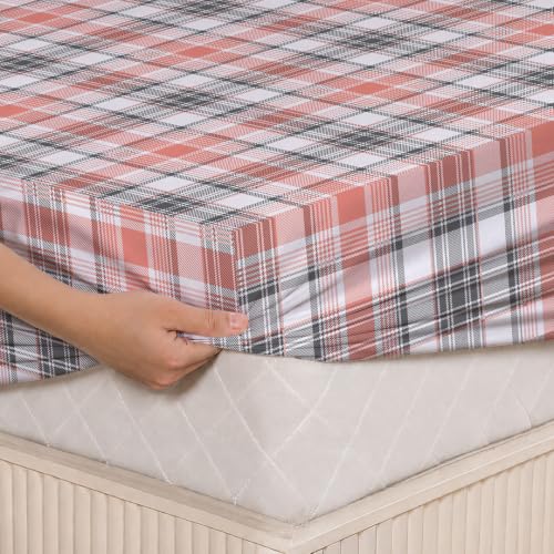 Image of LANE LINEN Symphony 100% Cotton 144TC King Bedsheet Set, 3 Piece, Printed