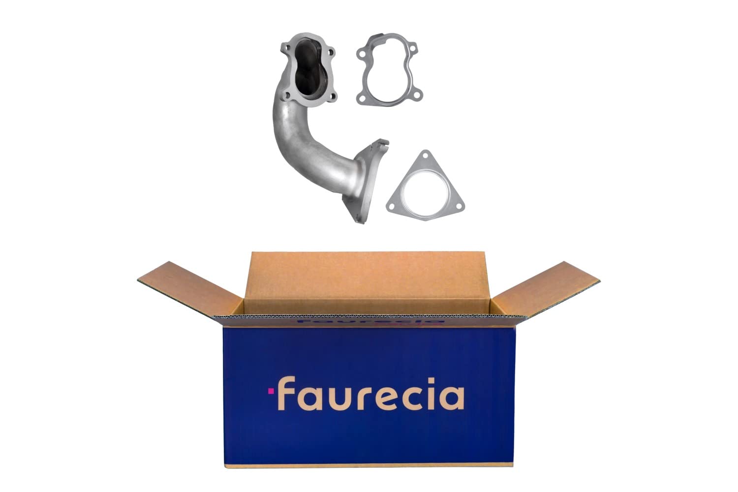 HELLA 8LA 366 006-291 Rura wydechowa - Easy2Fit® Kit - z przodu - jednoczęściowy - Komplet z elementami do montażu - dla m. in. RENAULT SCÉNIC I