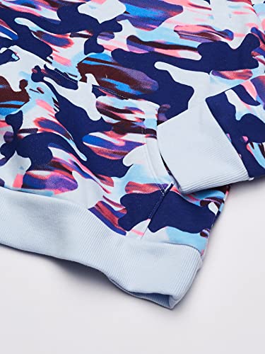 Under Armour Girls' Rival Fleece Printed Hoodie Training Sweatshirt, BLUE, XL3