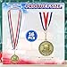 Ecation 16 Pcs Outstanding Student Scholastic Metal Medals Scholastic Award Medals with Ribbons Academic Award Prize Gift for Education, Recognition, Achievement(Scholastic)