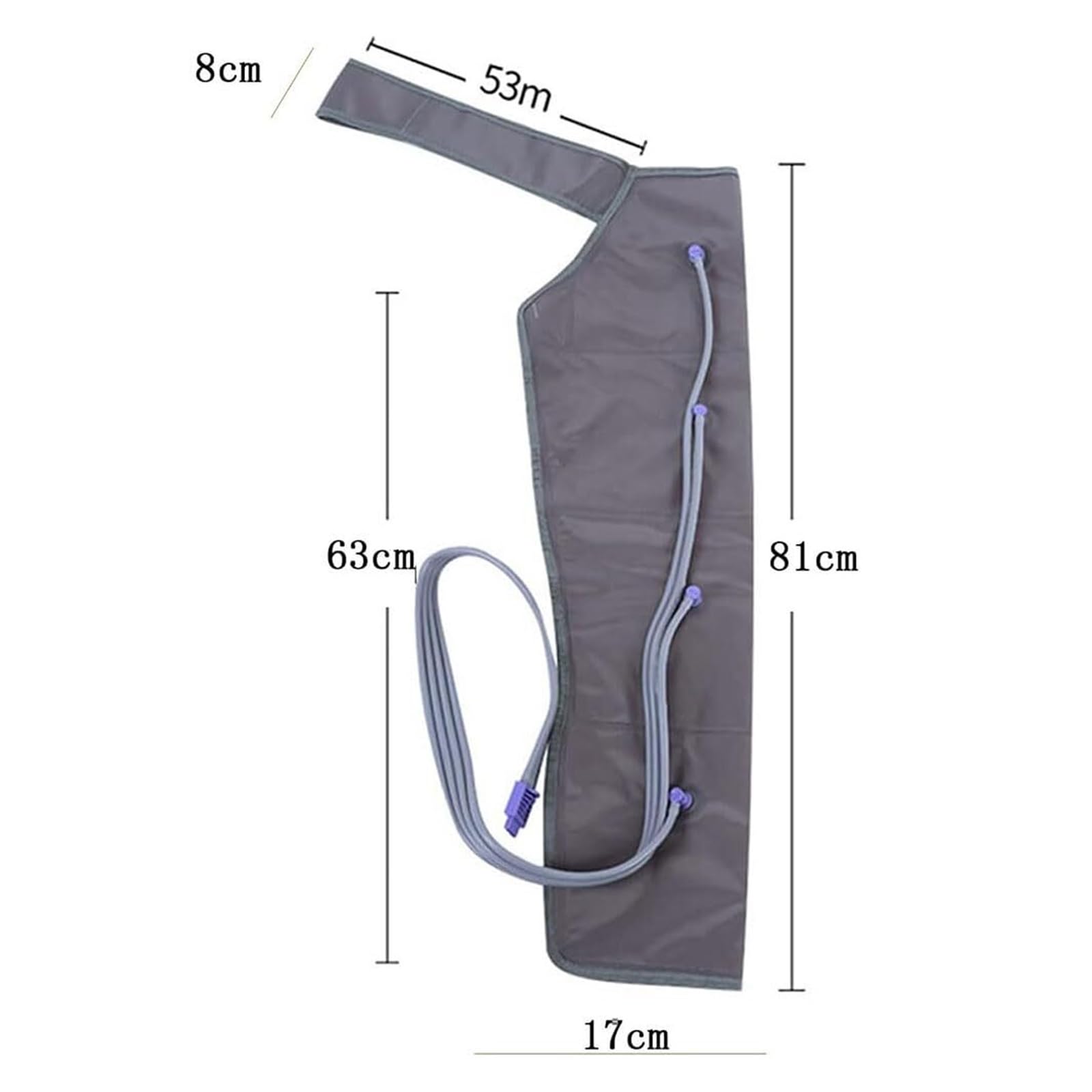 Dispositivo Medico di Compressione per Gambe/Piedi - Drenaggio Linfatico, Recupero Muscolare, Gonfiore Gravidanza (Sportivi, Anziani, Ufficio)