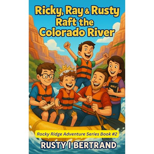 Ricky, Ray & Rusty Raft the Colorado River Audiolibro Por Rusty I Bertrand arte de portada