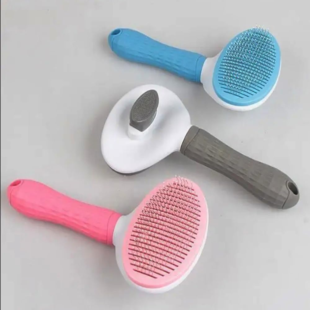 Brosse De Toilettage pour Animaux | Peignage Doux Des Poils Emêlés Et Morts, Outil De Toilettage Pour Animaux À Poils Longs(Pink)