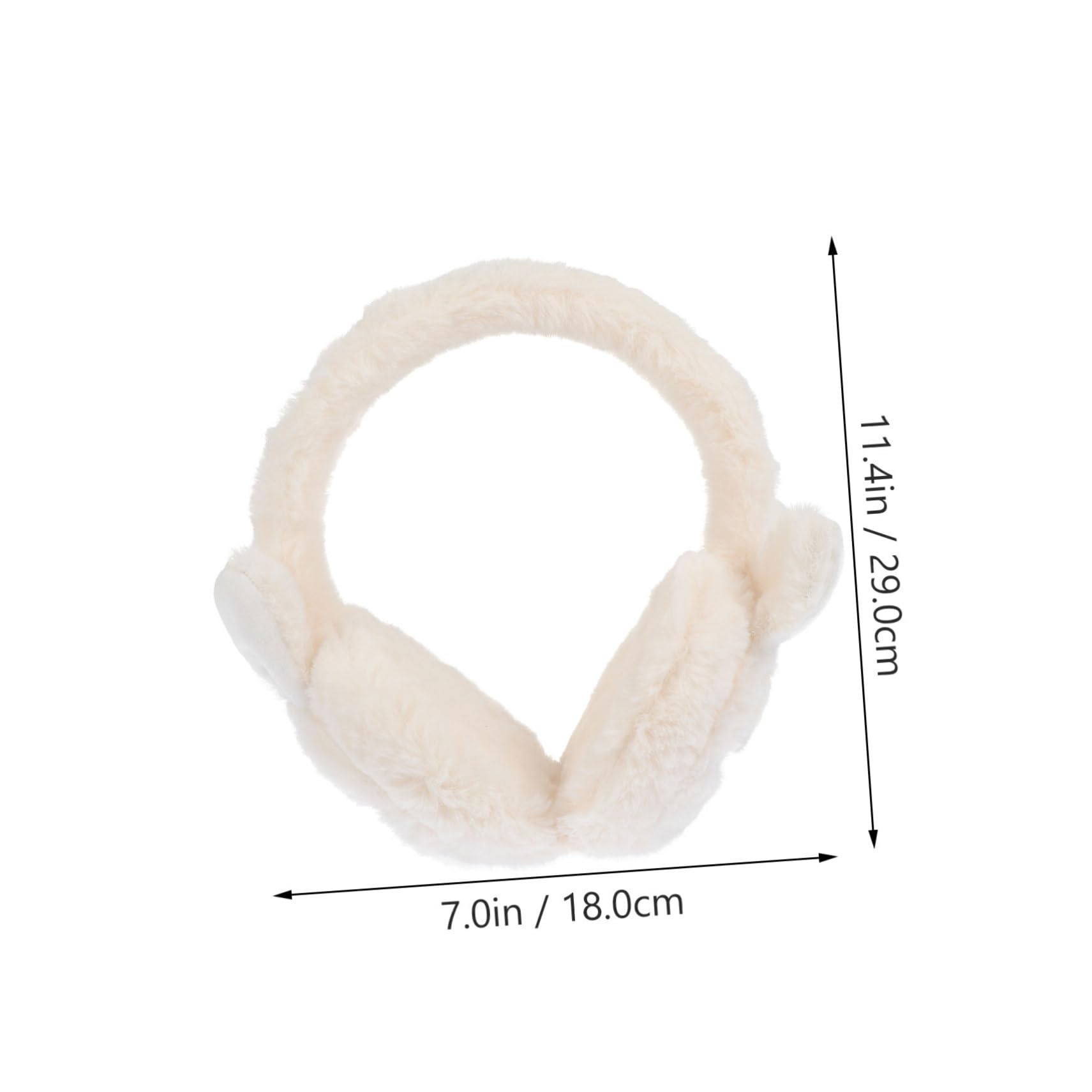 FOMIYES Adorable Plush Earmuffs for Women Fluffy Ear Warmers Ear Covers for Cold Weather Stylish and Comfortable