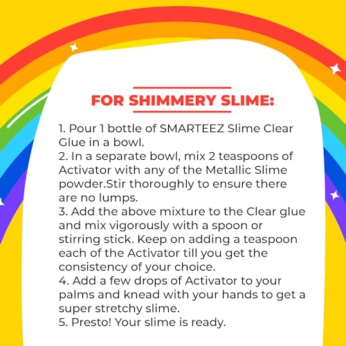 SMARTEEZ Rainbow Slime Therapy Jar