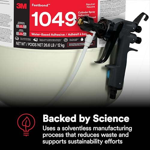 Image of 3M Fastbond Pressure Sensitive Adhesive 1049, Neutral, 1 Gallon