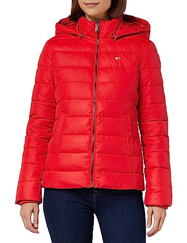 Tommy Hilfiger Jeans Damen Jacke Basic Übergangsjacke, Rot (Deep Crimson),...