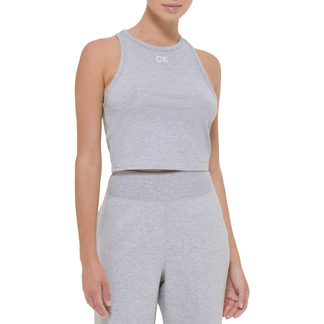 Calvin Klein Performance Women's Calvin Klein Basic Racerback Cropped Top