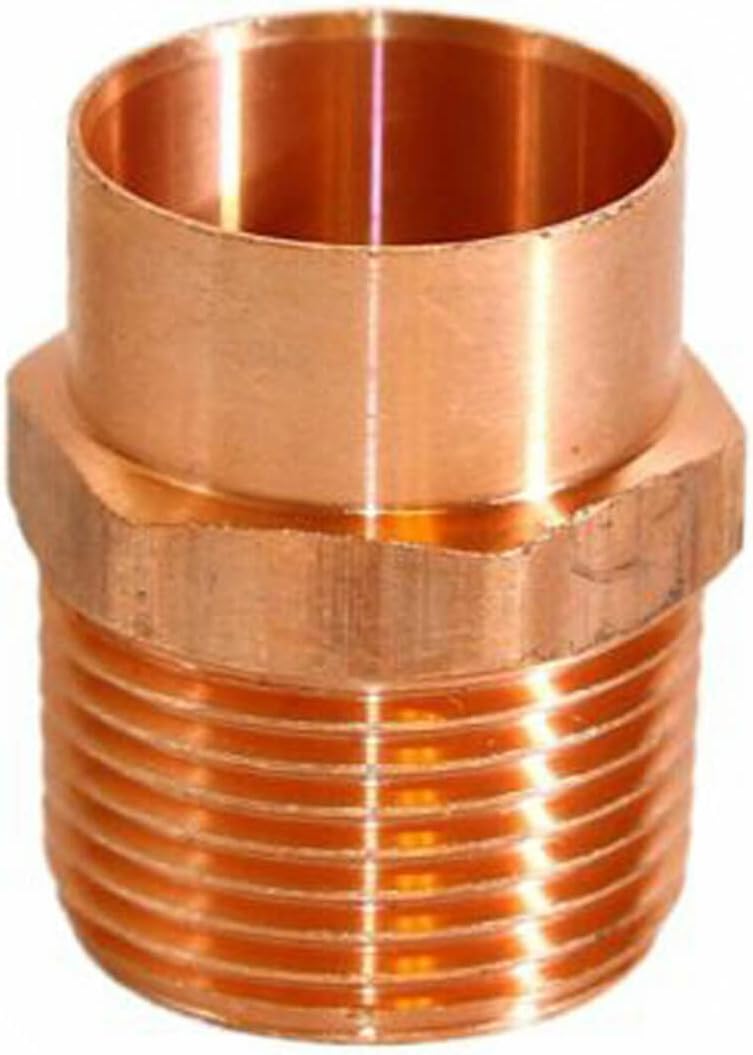 3/4 COPPER x MALE ADAPTER C x M ADAPTER (3/4 SWEAT x 3/4 MALE)PACK OF 5