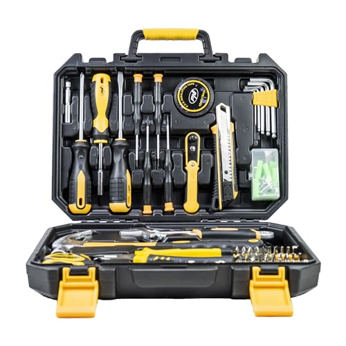 PNI TC100 Hand Tool kit, 100 Pieces, Material Carbon Steel and Chrome Vanadium, Plastic Box, Black, 275 X 105 X 32mm - Image 4