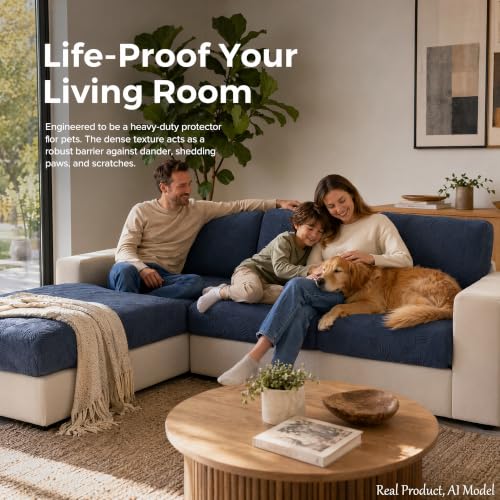 50% Off Pet-Friendly Modular Sofa Slipcover - Save Big - Image 4