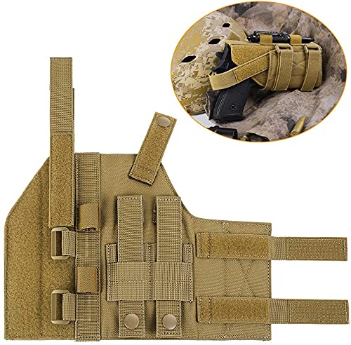 Acexier Universal Tactical Molle Pistol Gun Holster Adjustable Handgun Holster For 9Mm Glock 1911 G17 18 19 26 34, Ruger Lcp, Beretta #TOP4