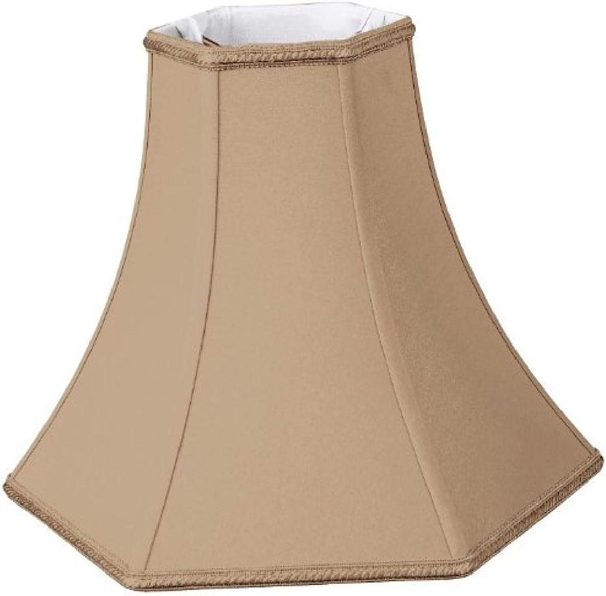40% Off Discount Royal Designs Hexagon Bell Designer Lamp Shade, Antique Gold, 5 x 14 x 11.5