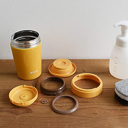 Contenedor térmico Tiger de 380 ml, termo para comida caliente con boca ancha 5