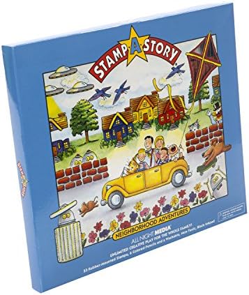 CP Toys by Constructive Playthings – Stamp-A-Story Rubber Stamps For Kids – Ages 3+