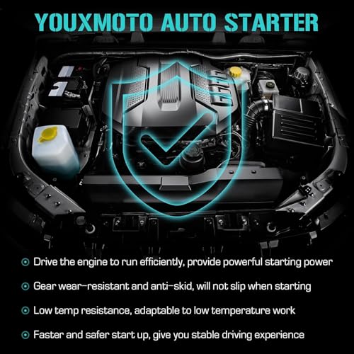 Motor de arranque nuevo para Volvo 850 1993-1997, S40 V40 2000-2004, C70 1998-2004, S60 2001-2006, S70 1998-2000, S80 2004-2006, V70 1998-2006, XC70 XC90 2003-2006 miniatura 4