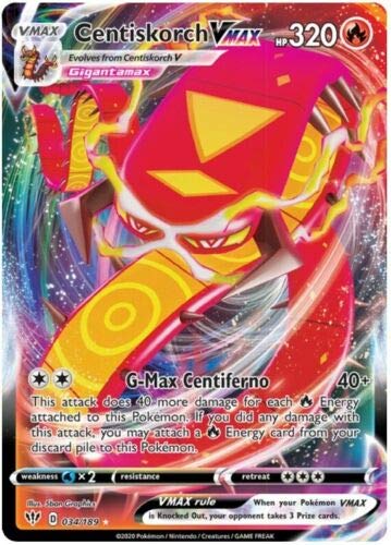 Centiskorch VMAX - 034/189 - Ultra Rare - Darkness Ablaze