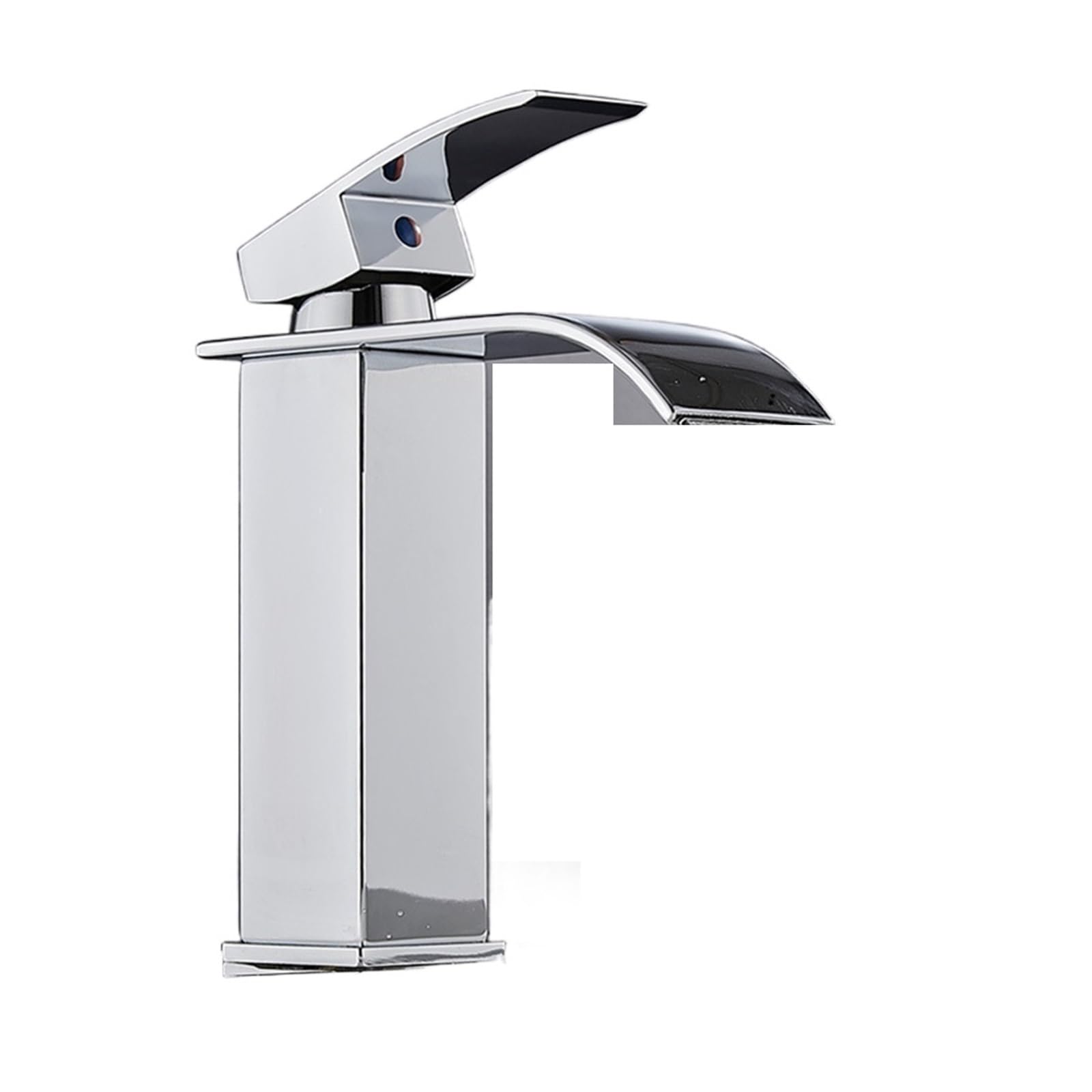 Okuyonic Waschbecken Wasserhahn – Selbstschließend, Zeitverzögert, Kaltwasser, Kupfer, Wassersparend Für Küche/Bad/Hotel
