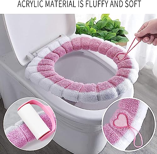 4 Pezzi Coprisedili per WC Copri Ciambella