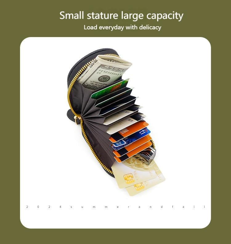 Wallet Card Holder, RFID Blocking Purse,Cute Duck Small Minimalist Leather Credit for Women, Girls, Ladies (Blue) - Image 4