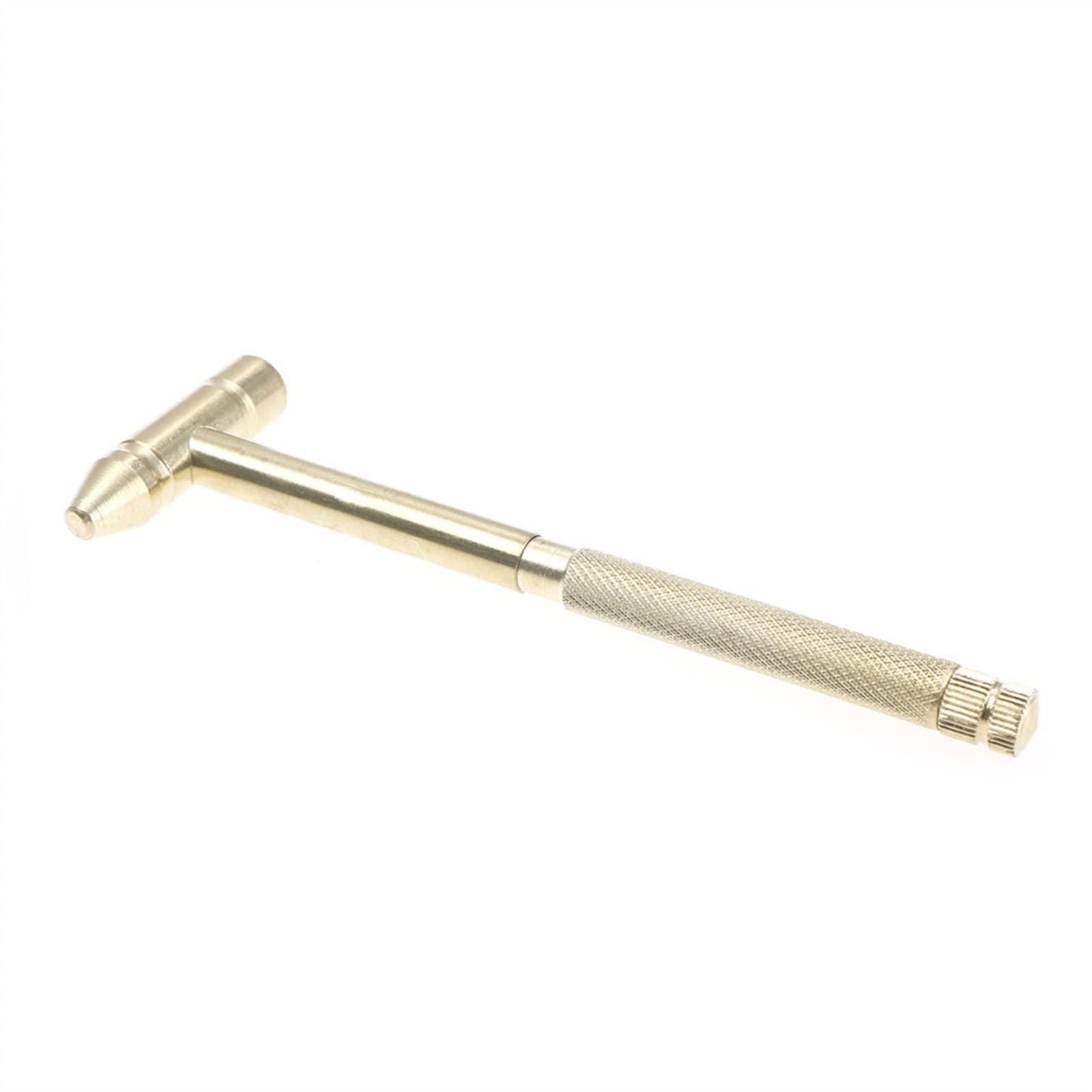 Marteau Multifonction 6 En 1 En Cuivre - Compact, Léger (102g) - Têtes De Tournevis Intégrées - Pour Petites Réparations électroniques Et Bijoux