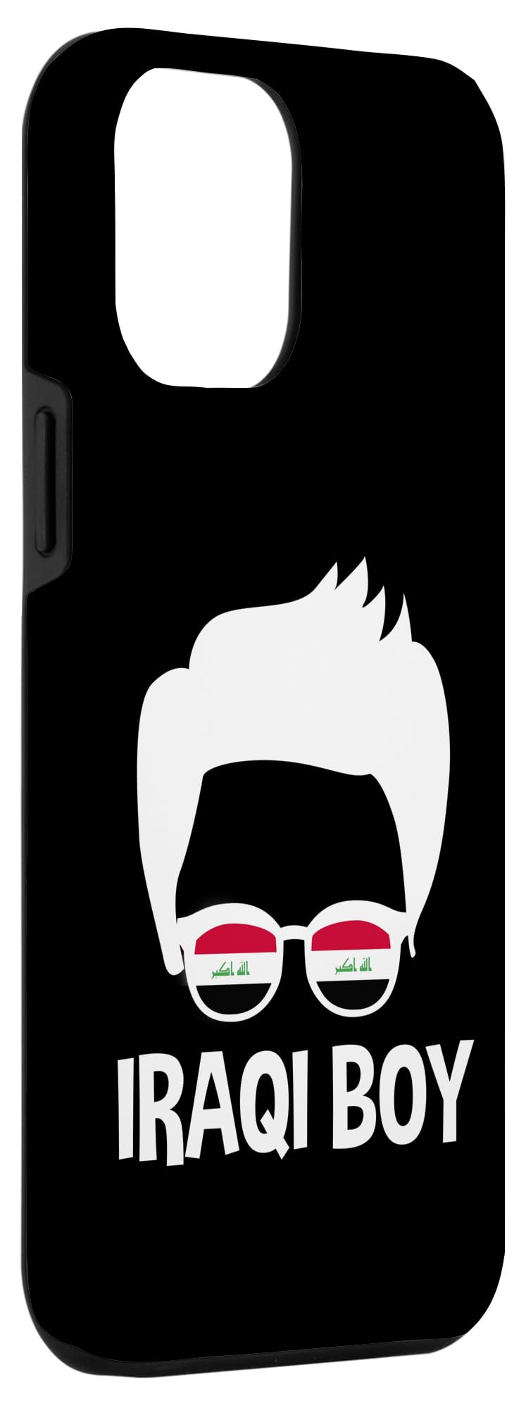 iPhone 12 Pro Max Iraqi Boy Love Baghdad Iraqi Flag Sunglasses Men Case - Image 3