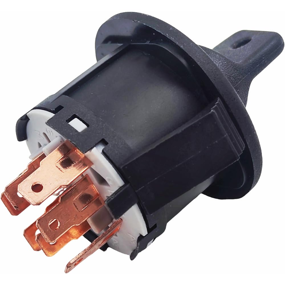 SPJIUQI GY20074 175566 7-Pin Starter Ignition Key Switch w/Protective Key Fits John Deere D100 D105 D110 D120 E100 E110 E120 E130 E140 E150 LA100