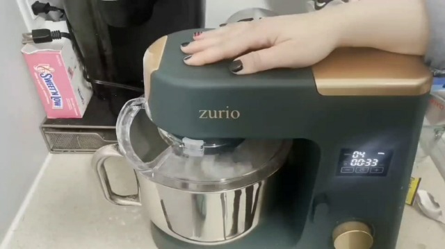 Küchenmaschine Rührmaschine 1500W Zurio 6.5L Knetmaschine Rührmaschine 6-Gang mit Fermentationsfunktion, Geräuscharm… – Bild 8