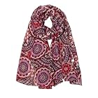 RIIQIICHY Foulard Donna – Sciarpa Donna Primaverile in Stampata, Sciarpa Leggera Donna per Primavera Estate Elegante e Casual