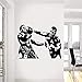 Pegatinas De Pared Mike Tyson Calcomanía De Pared Deporte Boxeo Vinilo Adhesivo Dormitorio Club Decoración Para El Hogar Ideas Habitación Interior Arte Creativo Mura 55 * 87Cm