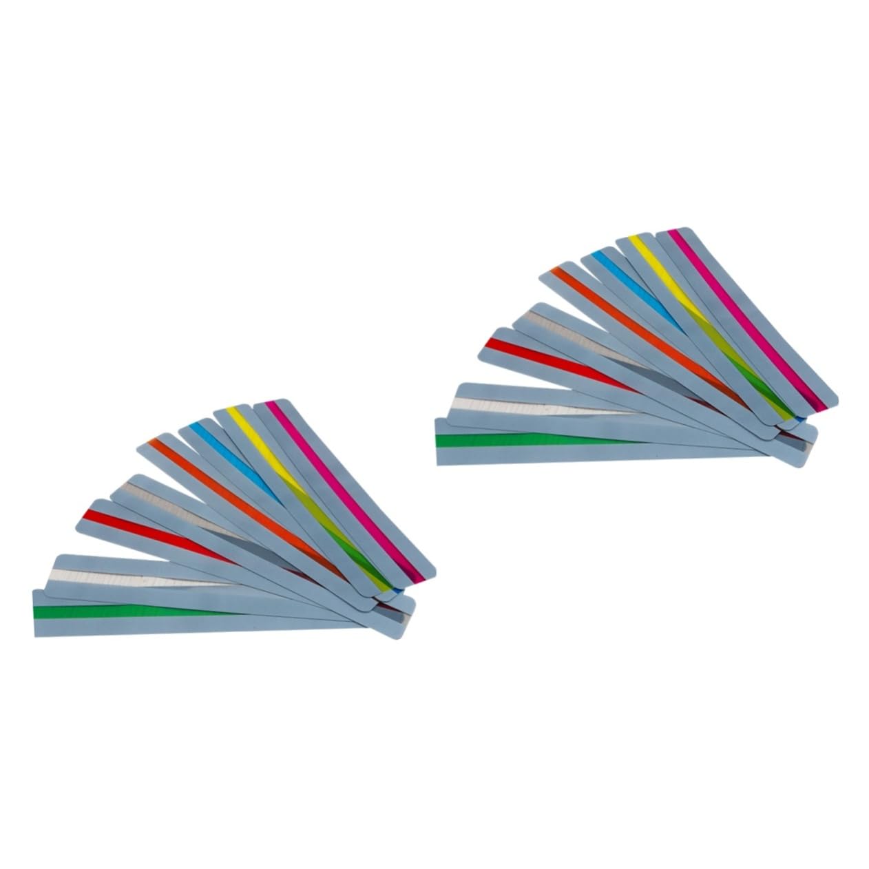 64pièces Marque-pages Pvc Transparent Marque-pages Étanches Et Décoratifs Pour Couleurs Disponibles