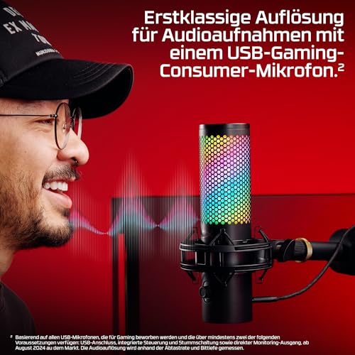 HyperX QuadCast 2S USB Mikrofon mit RGB